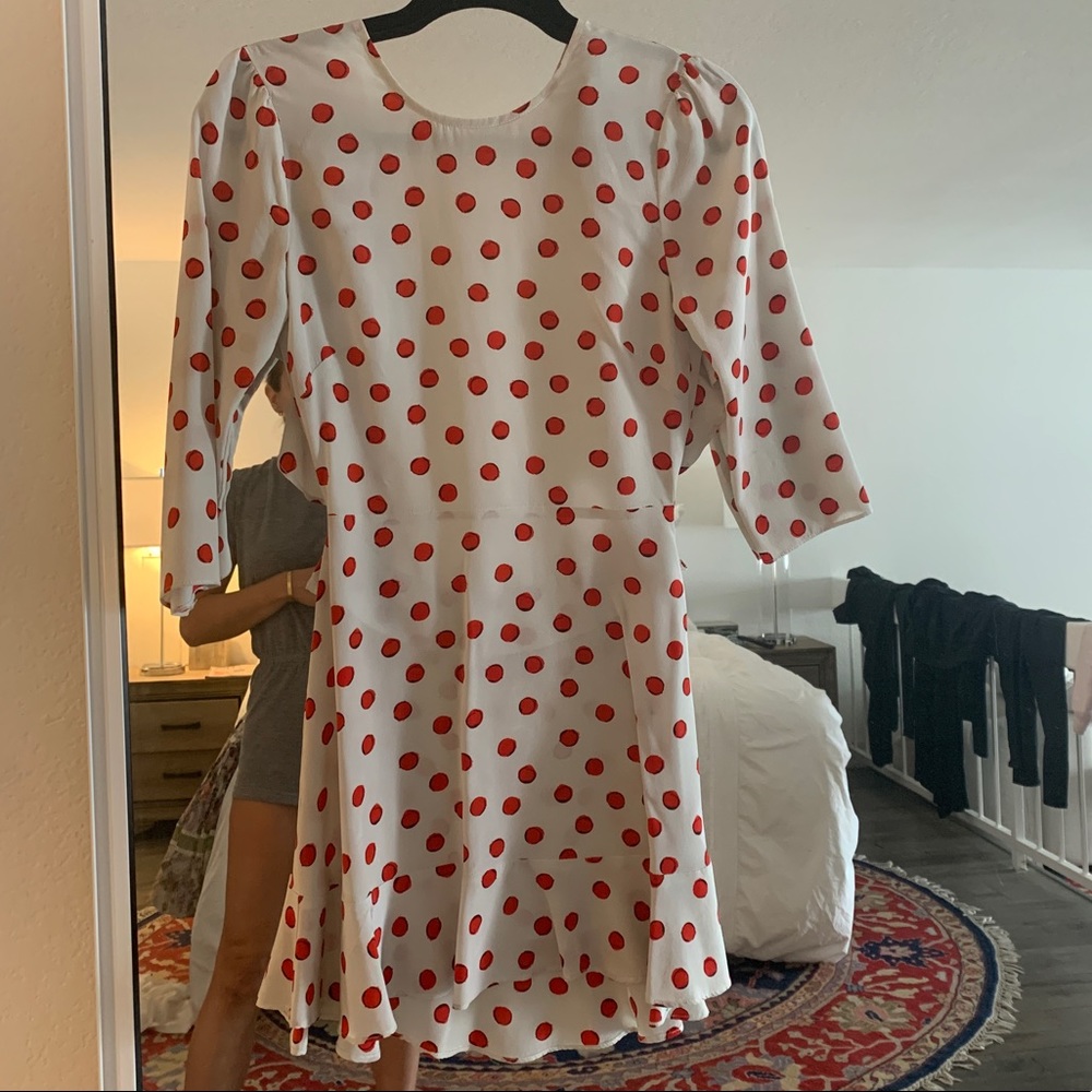 Realisation Par mini dress red dot
